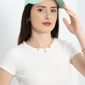 Baskılı Şapka Suyeşili - 70156.1736.