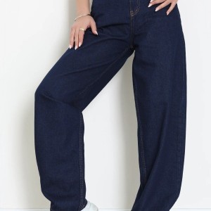 Baggy Kot Pantolon Koyulacivert - 31536.2088.