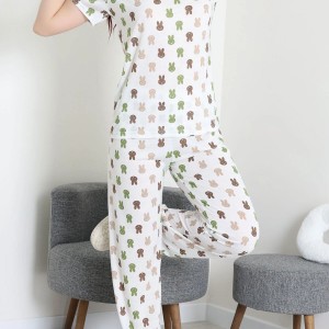 Modal Alt Üst Aynı Pijama Takımı Bejtavşan - 782.1287.