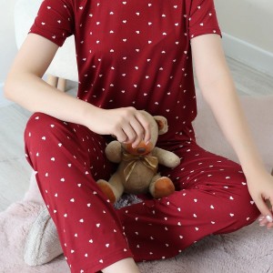 Milan Alt Üst Aynı Pijama Takımı Bordo - 53617.1857.