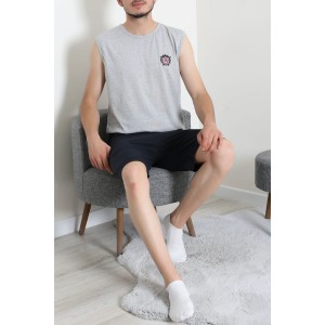 Süprem Şortlu Erkek Pijama Takımı Grilaci - 42983.1048.