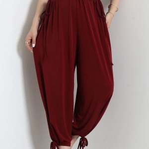 Sandy Şalvar Pantolon Bordo - 55373.2023.
